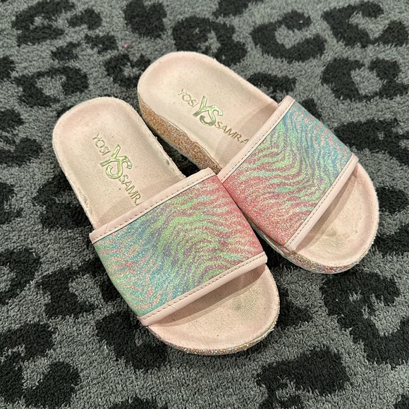 Yosi samra glitter zebra slides size 12 - Picture 7 of 7
